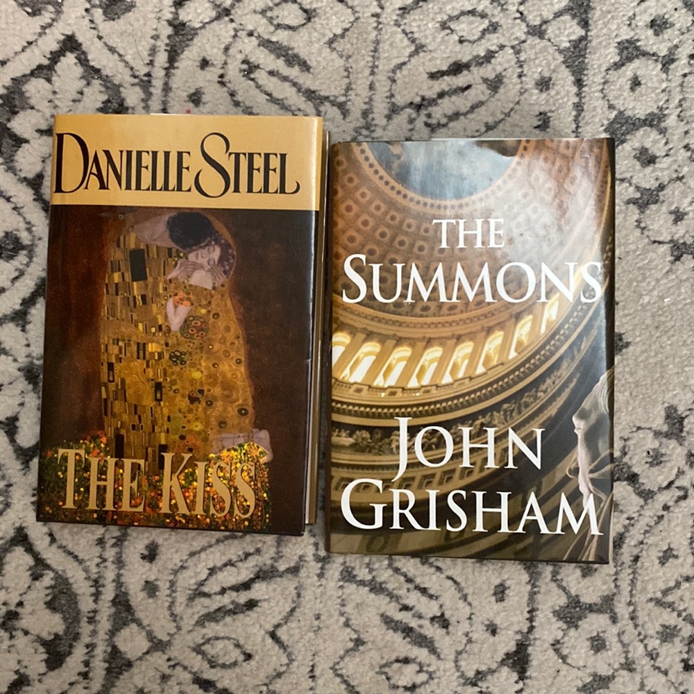 2 mystery hard backs books new